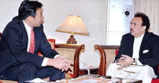 Chinese envoy calls on Rehman Malik